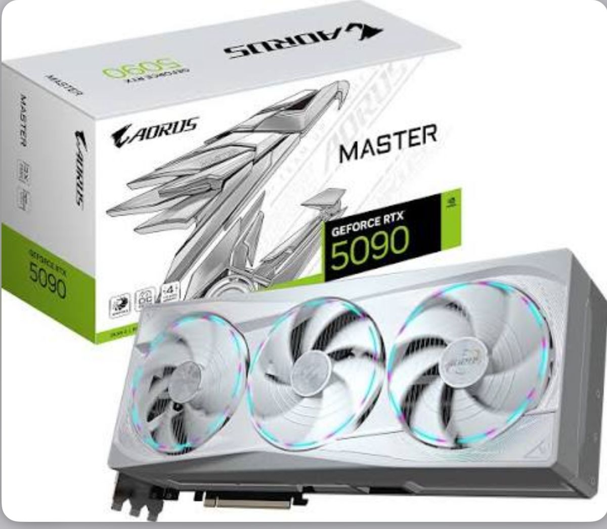 GeForce RTX 5090 AORUS MASTER ICE 32GB
